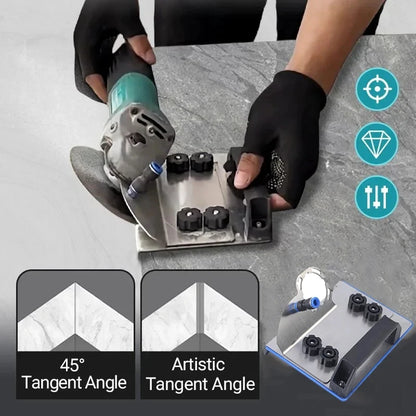 Angle Grinder Stand for Tile 45 Degree Chamfer Cutting 45° Angle Tile Chamfering Tool for Cutting for Cutting Tile Ceramic Stone